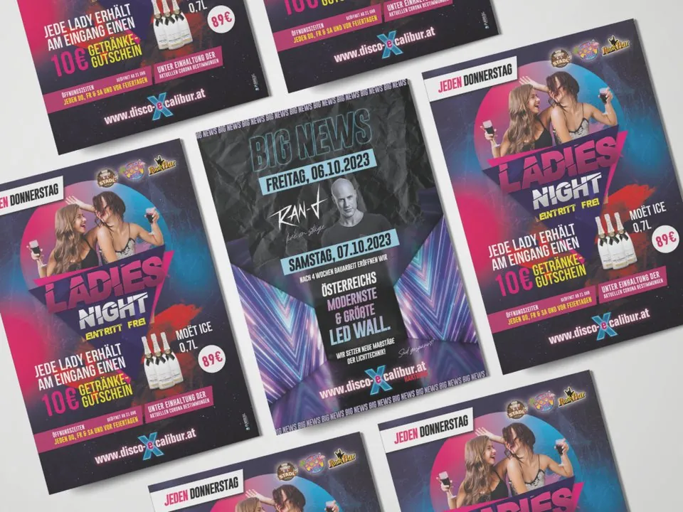 Disco Excalibur · Flyer
