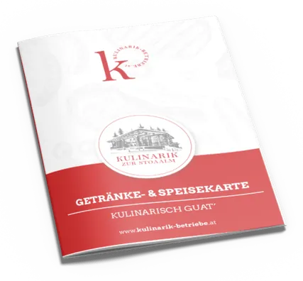 Kulinarik Betriebe · Speisekarte