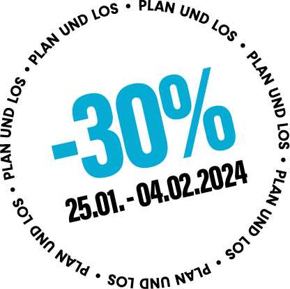 -30% Bauaktion PLAN & LOS